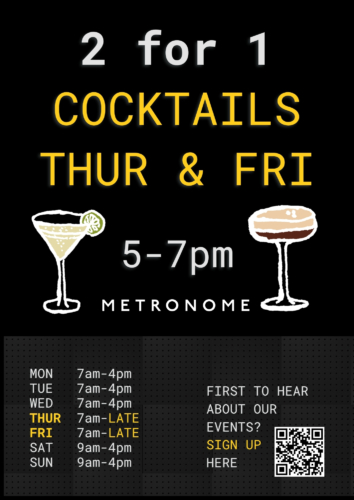 Metronome Opening Hours